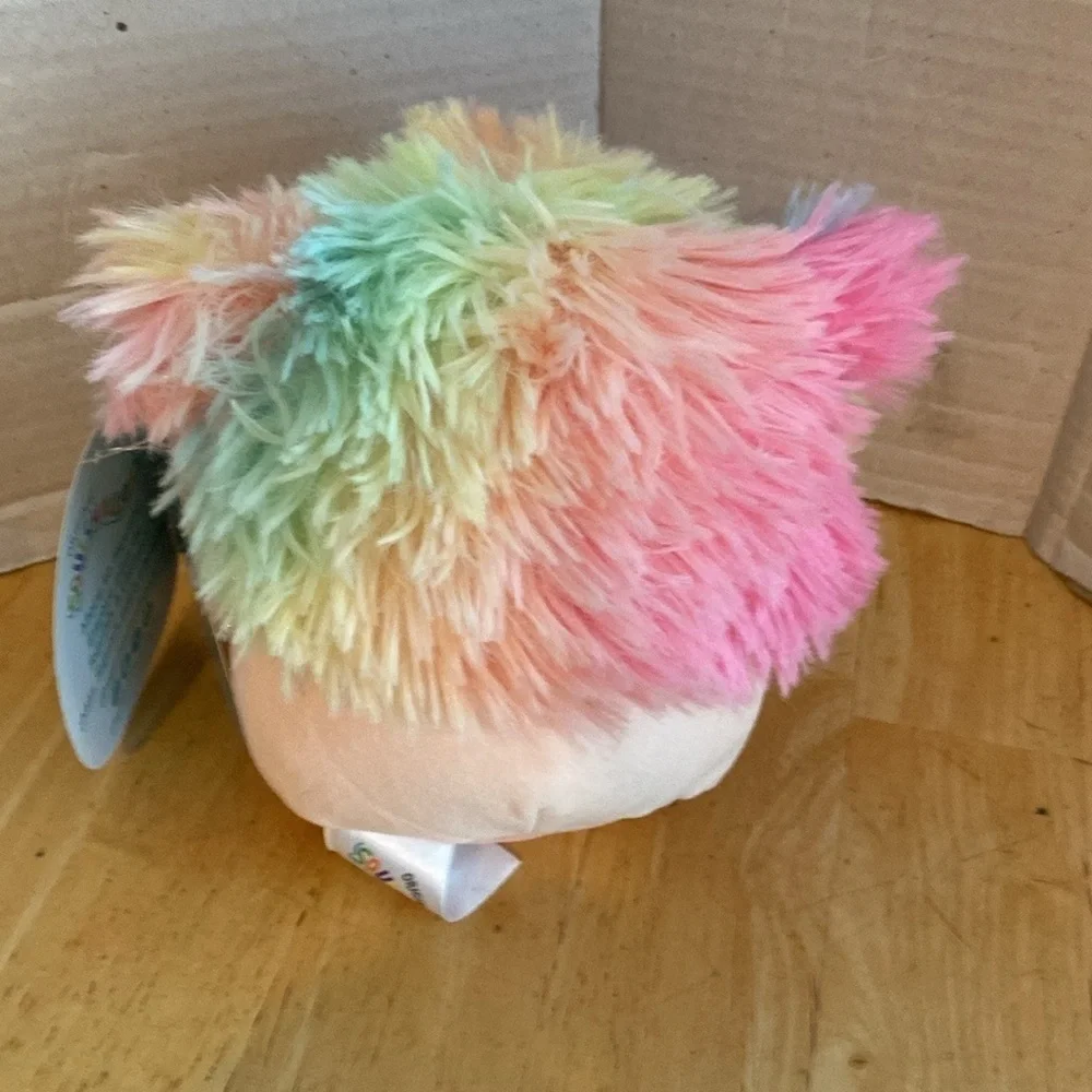 Squishmallows Diane Plush Toy - Multicolor Rainbow Bigfoot, 5